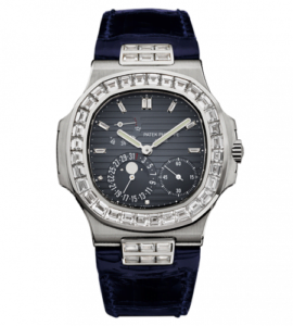 Nautilus 5724 White Gold / Blue