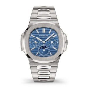 Nautilus Perpetual Calendar 5740 White Gold / Blue
