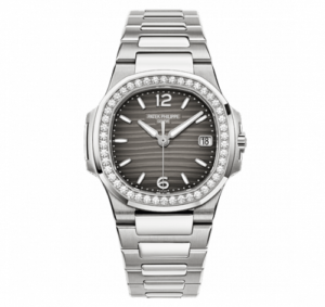 Nautilus 7010 White Gold / Smoke Gray